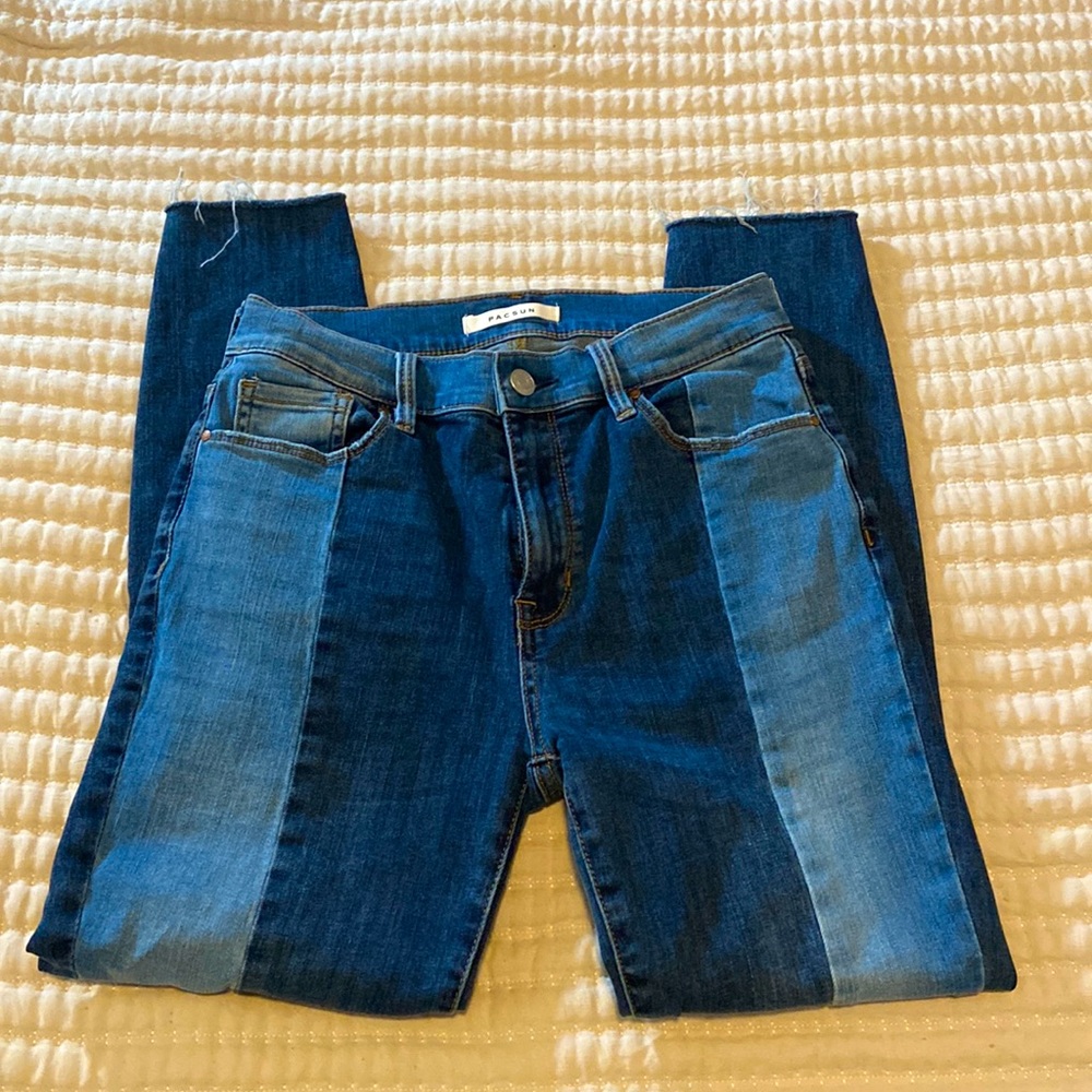 PacSun High Rise Jegging Split Color